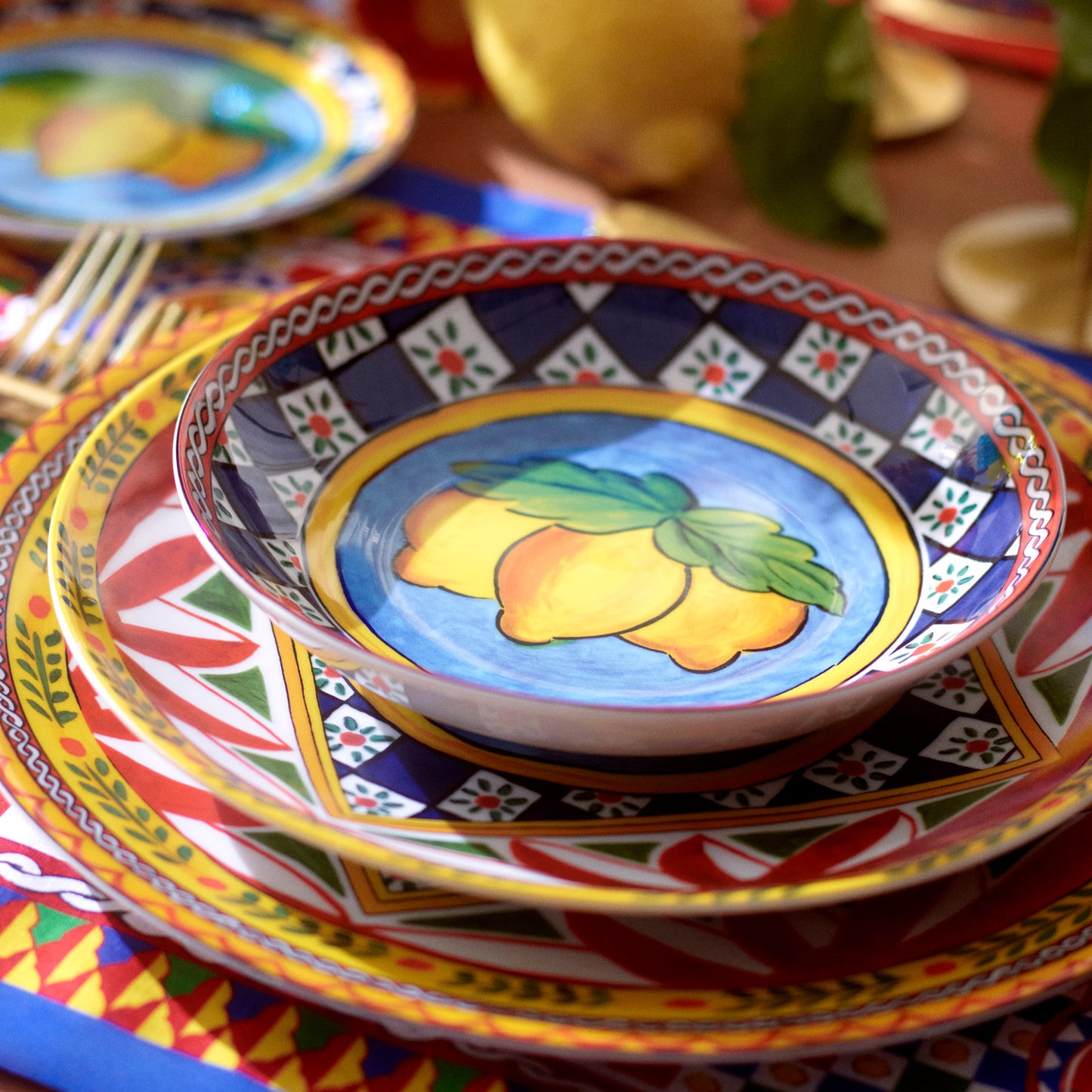 Tea cup and saucer Dolce & Gabbana Casa CARRETTO