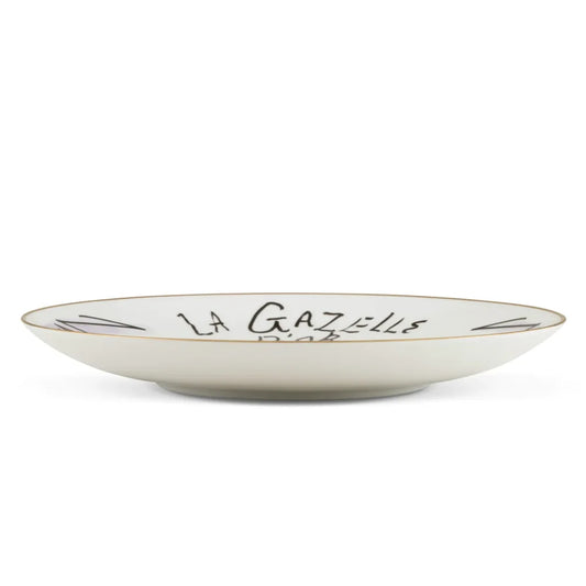 Decorative Plate La Gazelle D'Or 26.5Cm