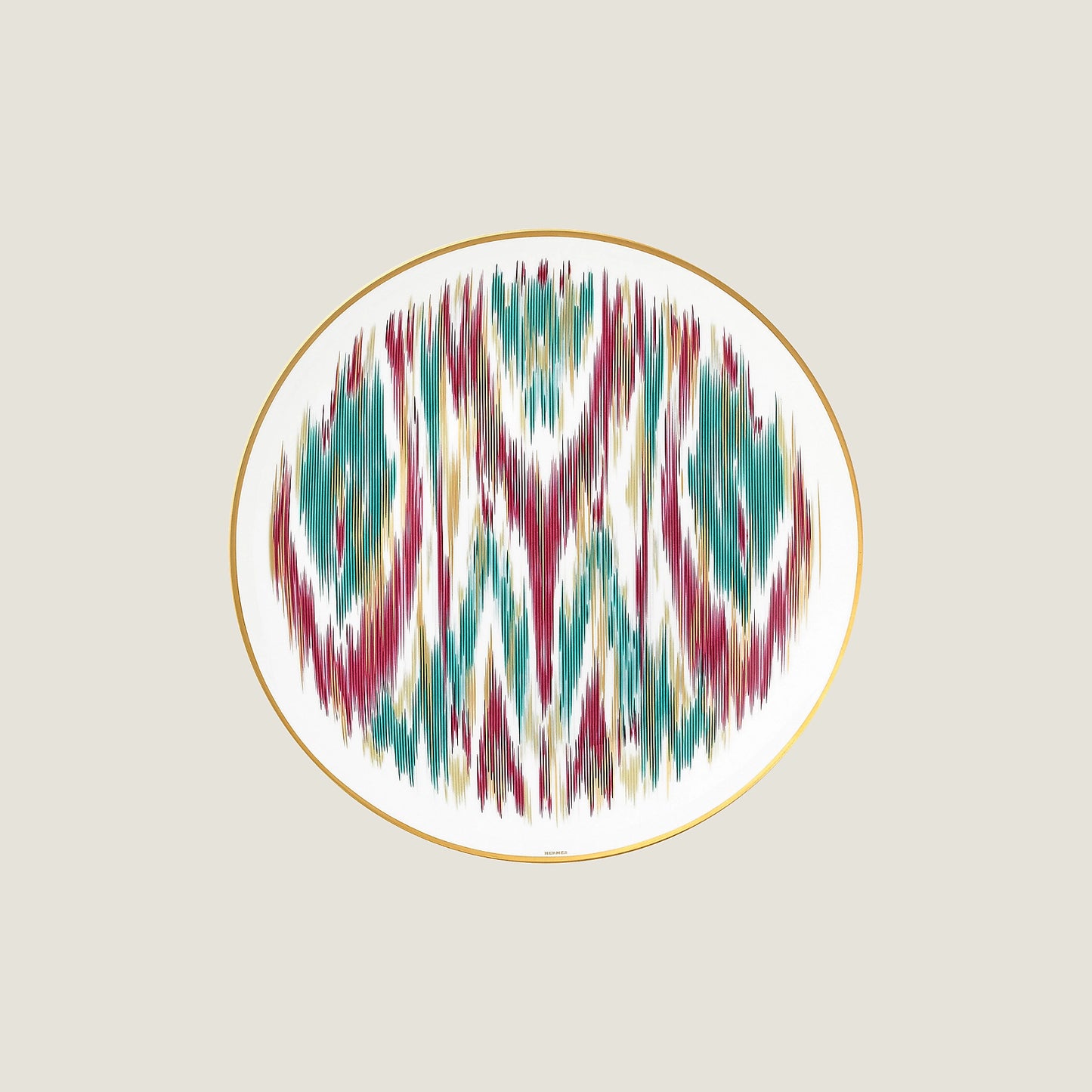 Voyage en Ikat Dessert Plate
