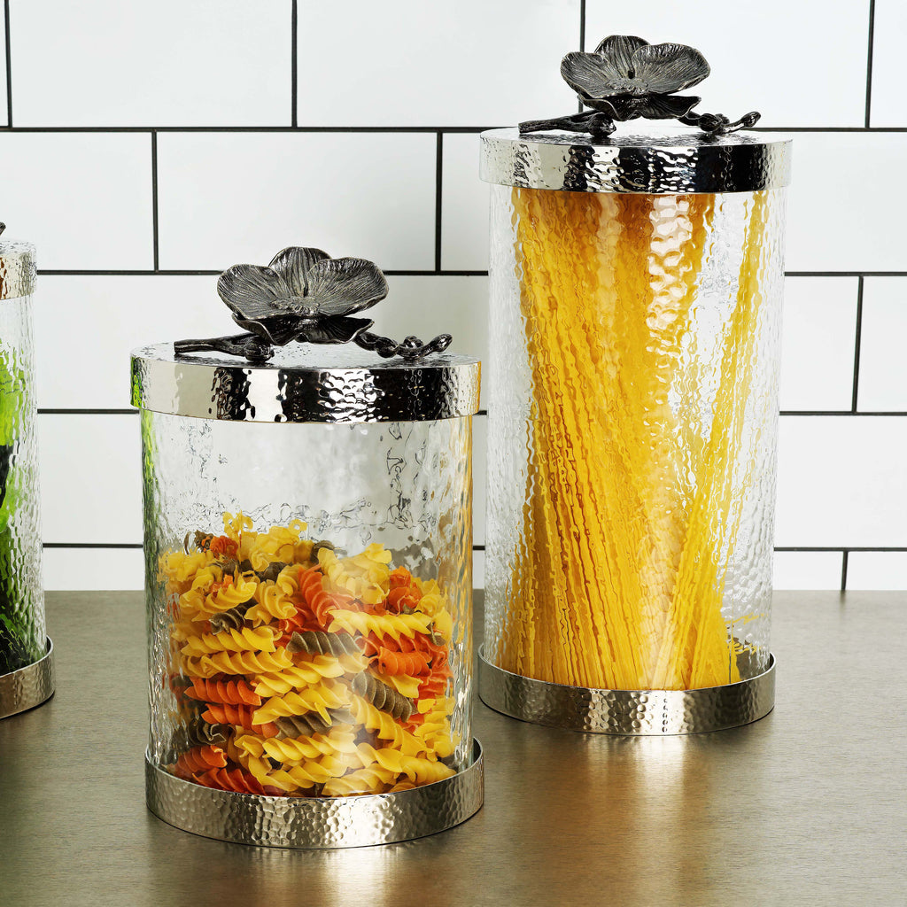 Black Orchid Canisters (L)