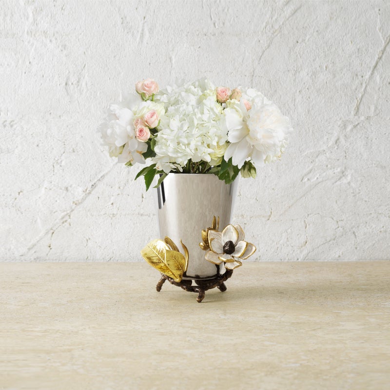 Vintage Bloom Footed Vase