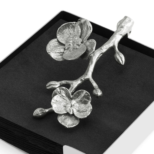White Orchid Napkin Holder by Michael Aram – view 2