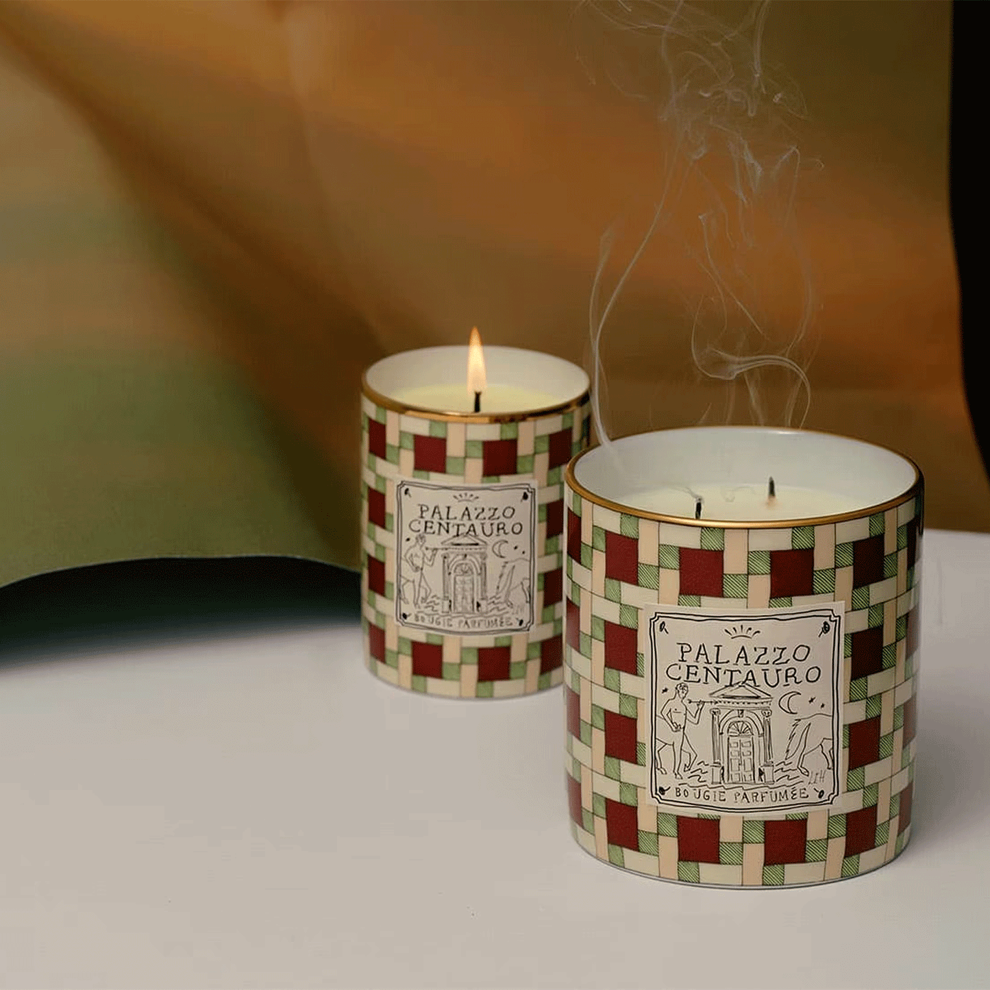 Decorative Large Candle Palazzo Centauro
