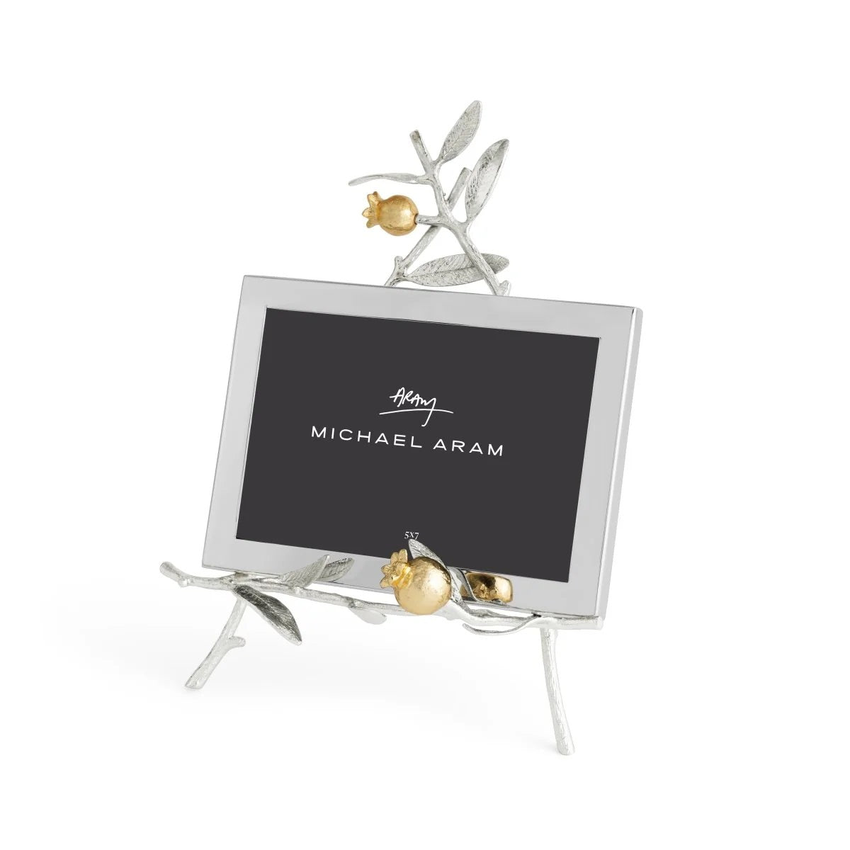Pomegranate Silver & Gold Easel Frame