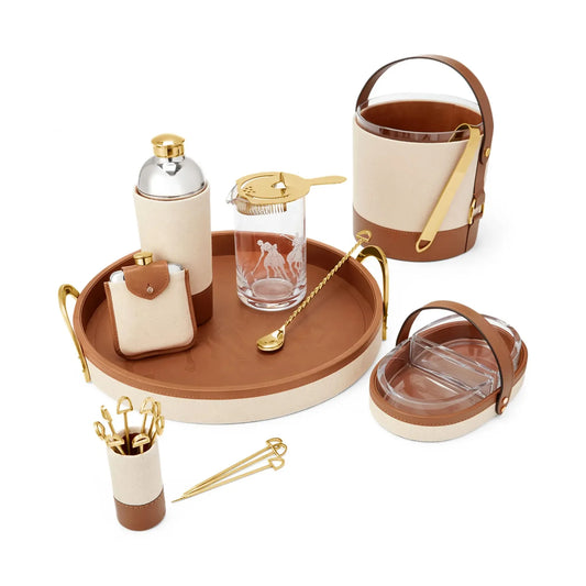 Garrette Leather Tray