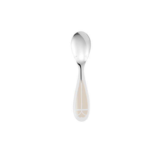 Talisman baby spoon Ivory silver- plated