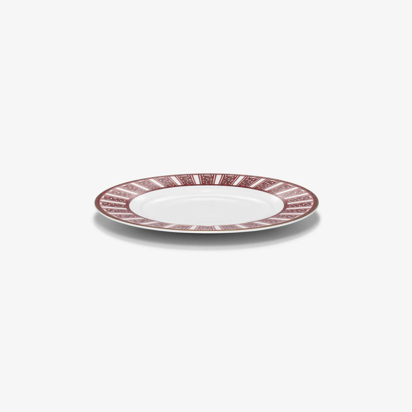 Arcadia Red Dessert Plates x2