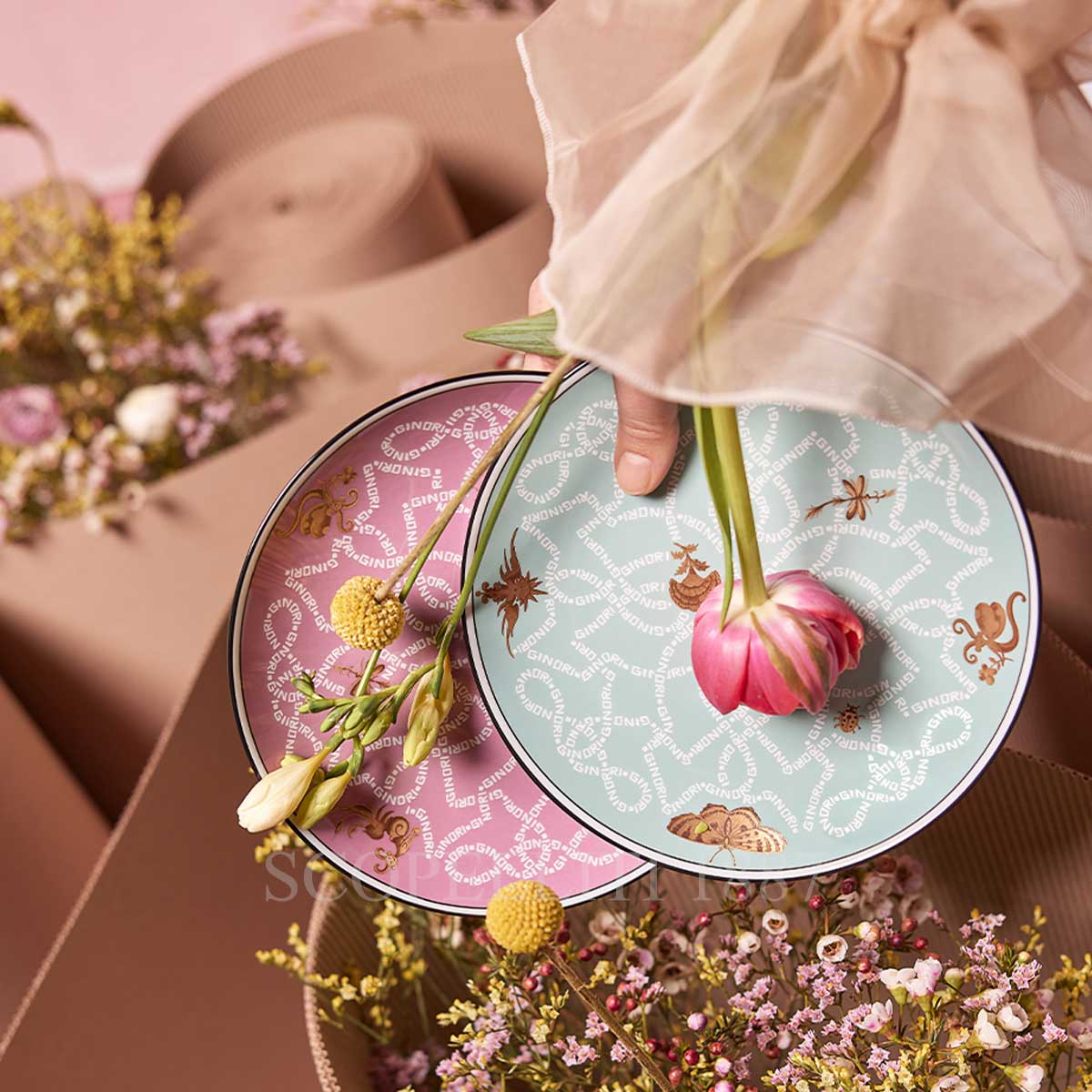 Arcadia Rosa Dessert Plate