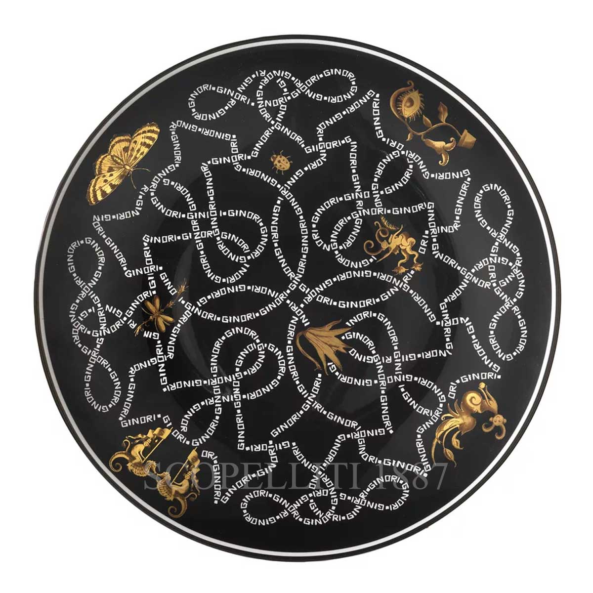 Arcadia Nero Charger Plate