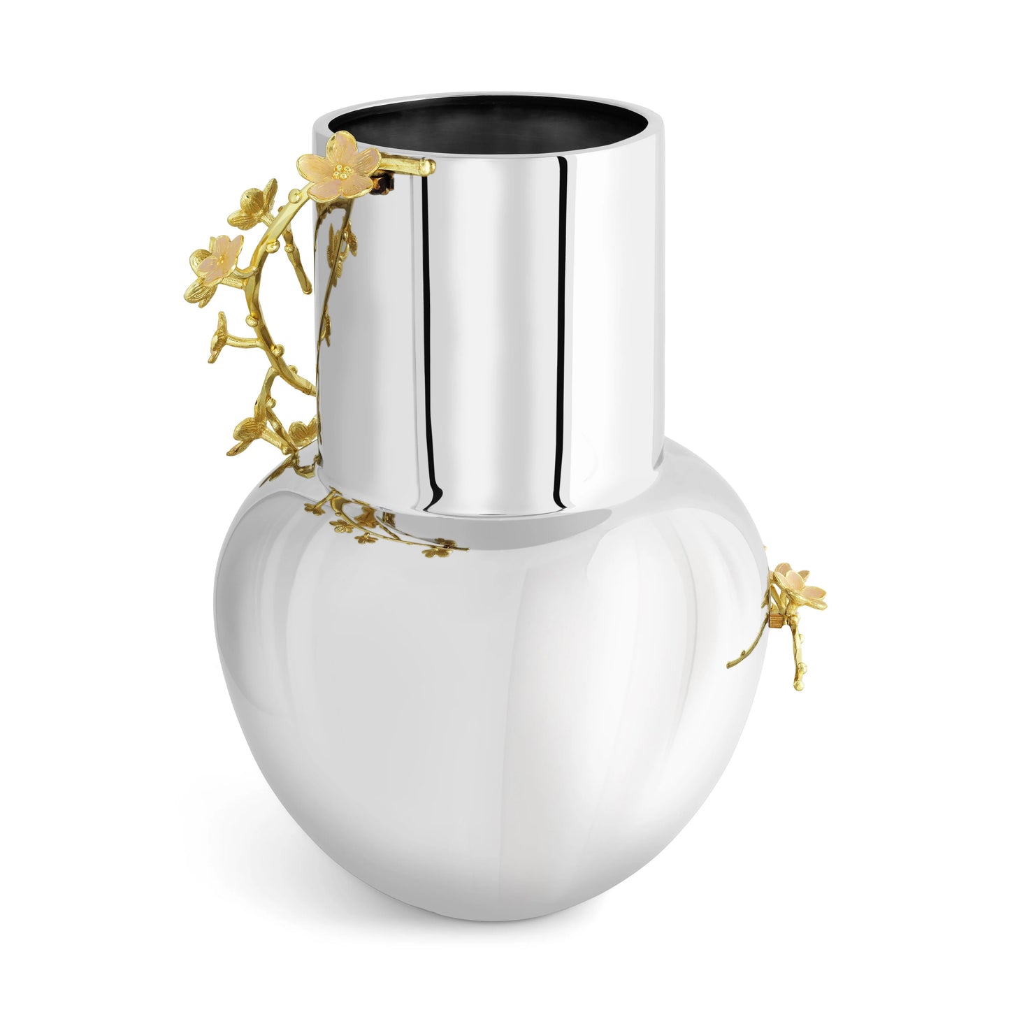 Cherry Blossom Vase - Silver/L