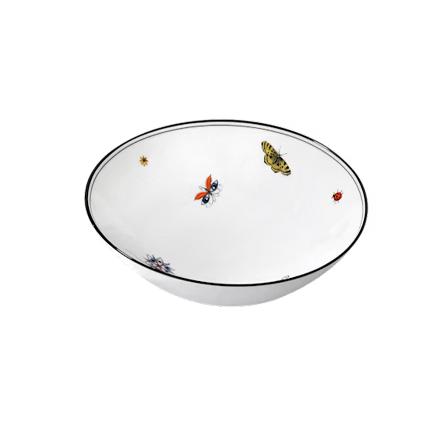Arcadia White Salad Bowl