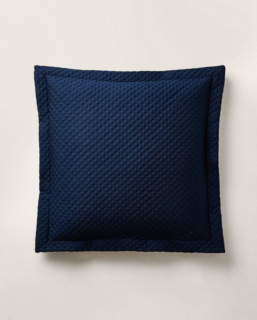 Argyle Navy Quilted Pillow case 65x65