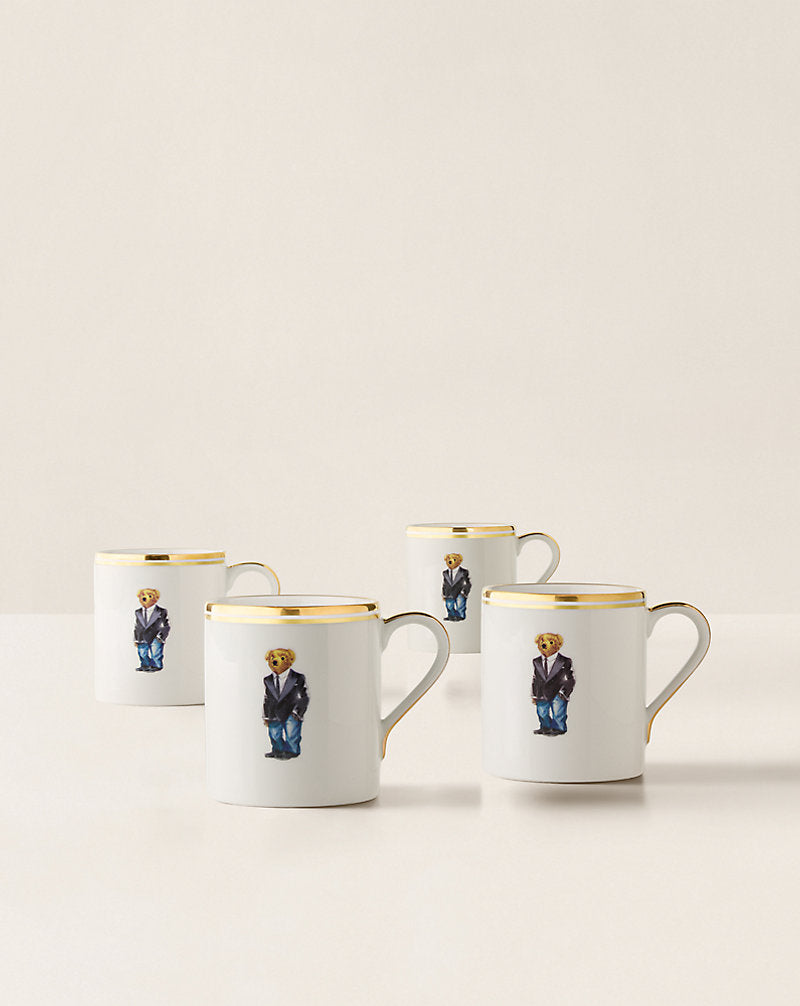 Wilshire Polo Bear Mug Gift Set/4