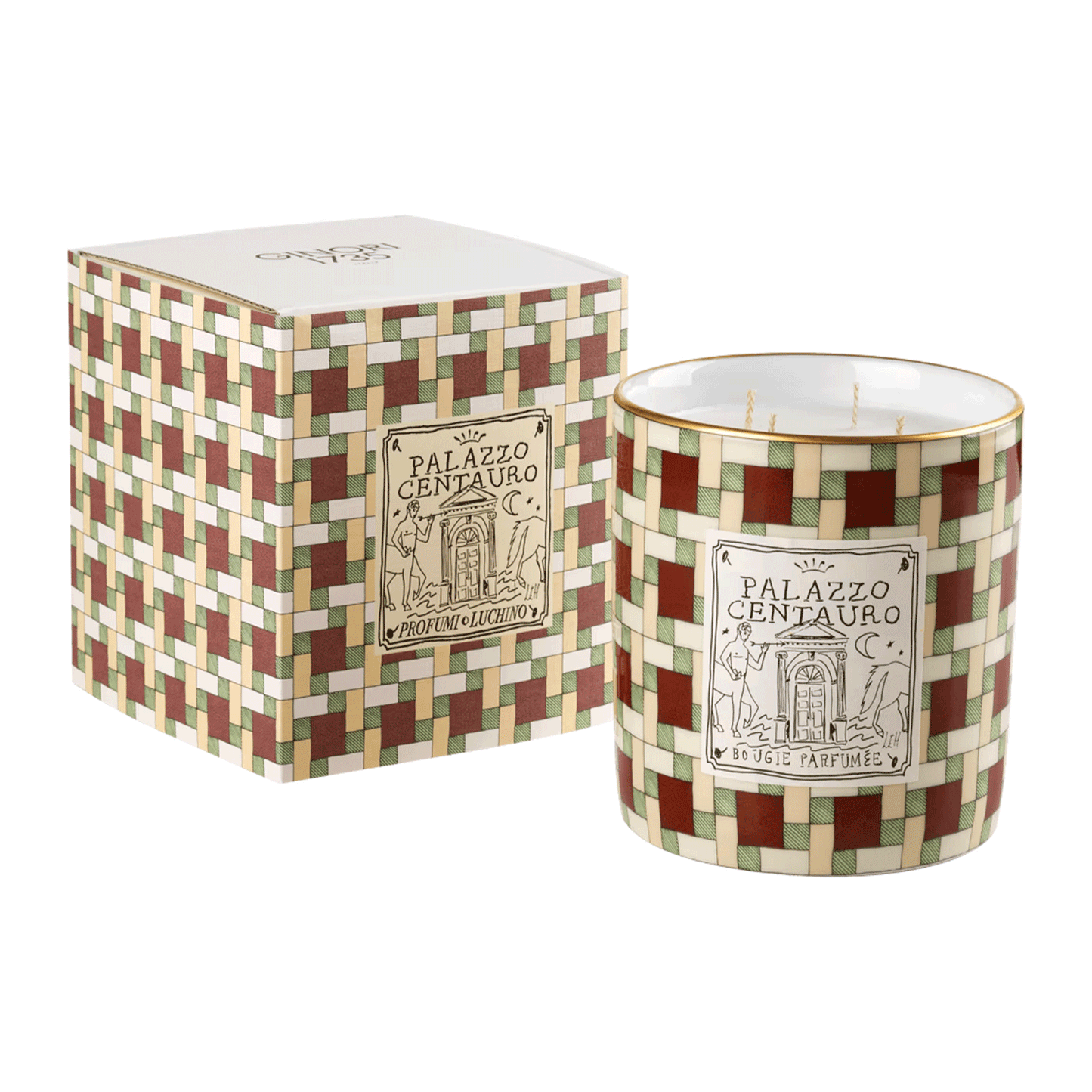 Decorative Large Candle Palazzo Centauro