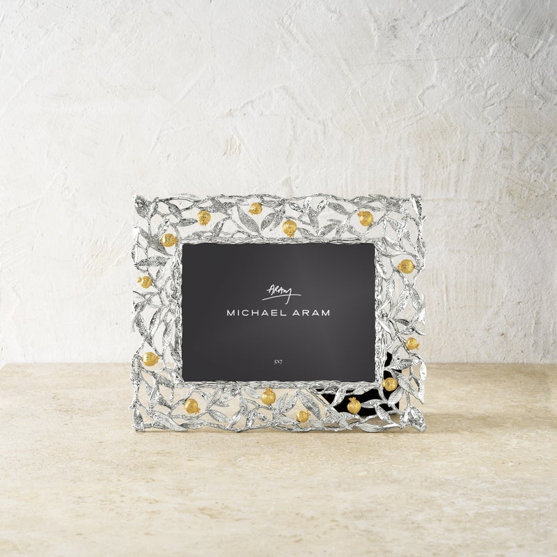 Pomegranate Silver & Gold Frame