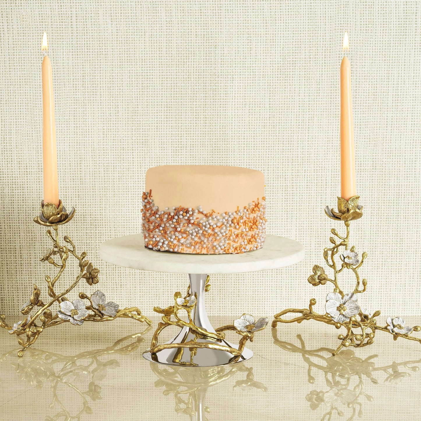 Orchid Sculptural Candleholders