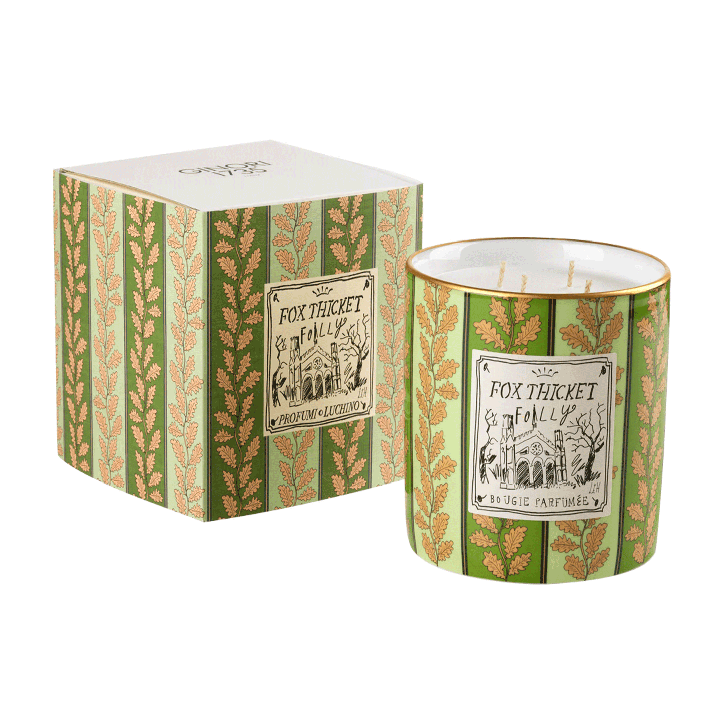 Decorative Large Candle Fox Thicket Folly