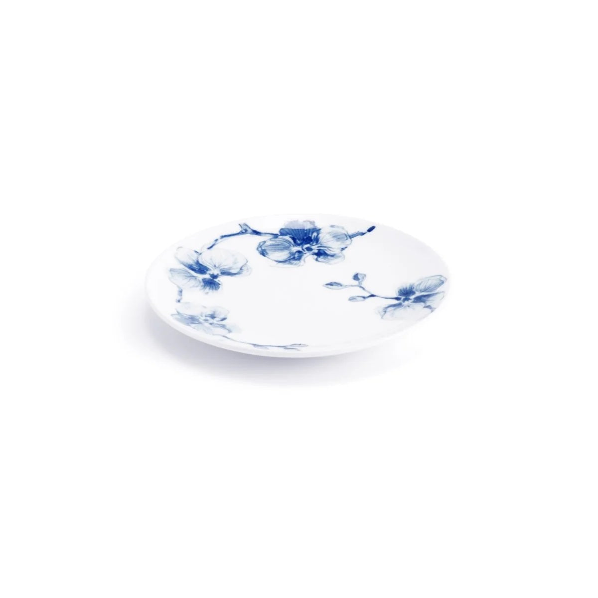 Blue Orchid Tidbit Plate Set /4