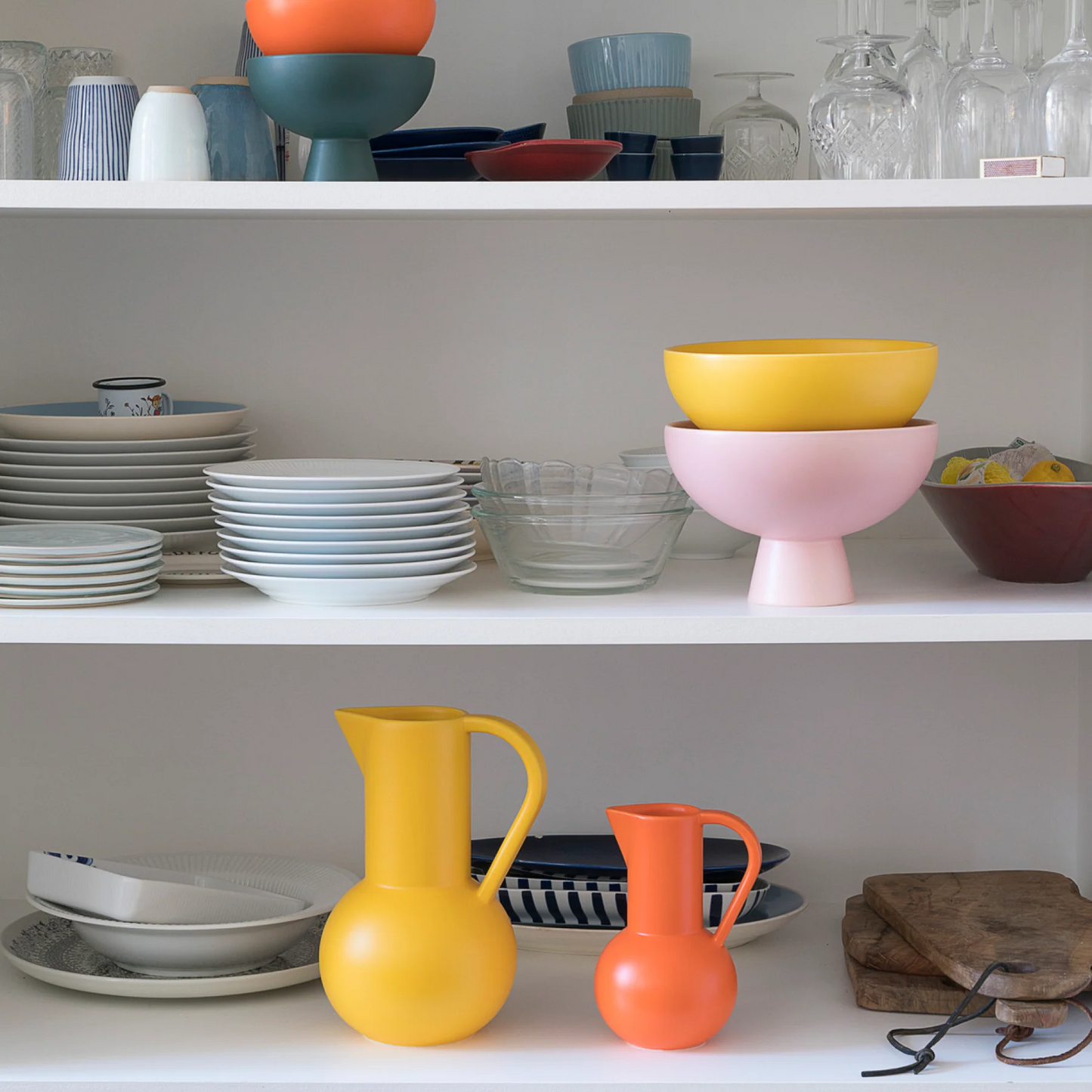StrØm medium Jug Strong coral