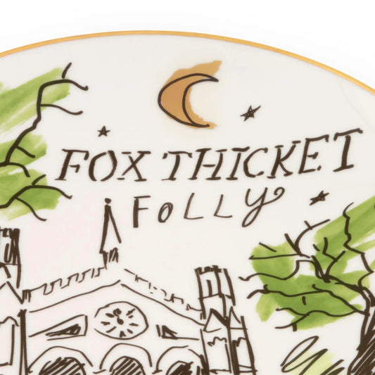 Decorative Plate Fox Thicket Folly