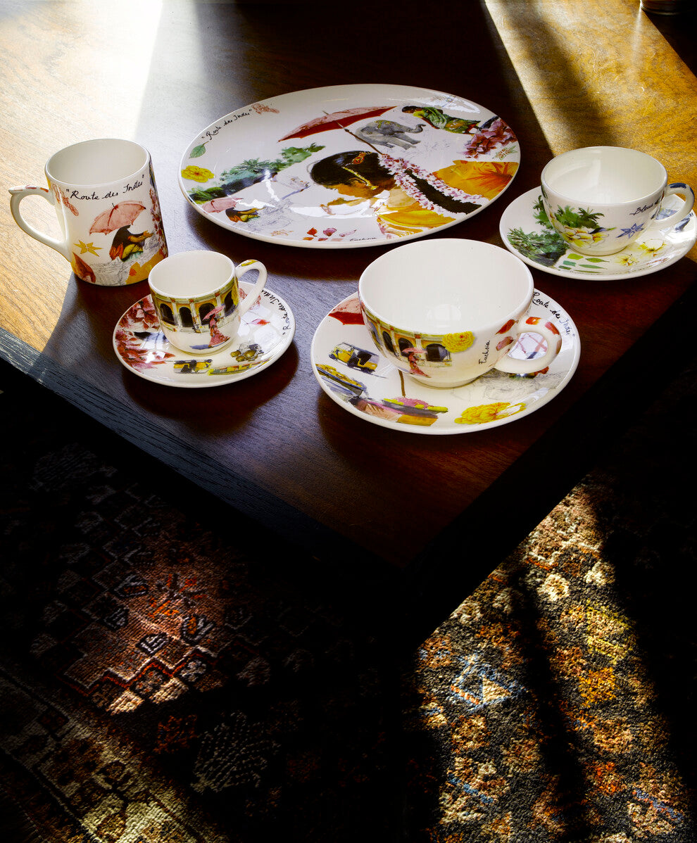 Route Des Indes Set of 2 Tea Cups