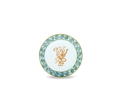 Il viaggio di Nettuno Terracotta Dessert Plate