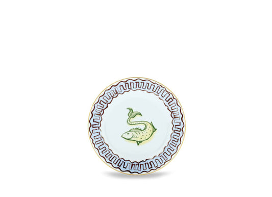 Il viaggio di Nettuno Sky Blue Dessert Plate