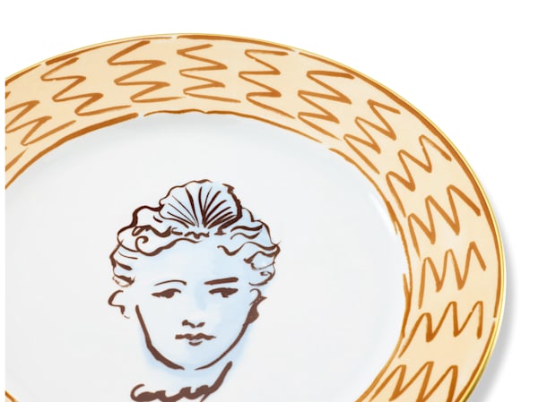 Il viaggio di Nettuno Terracotta Flat Plate