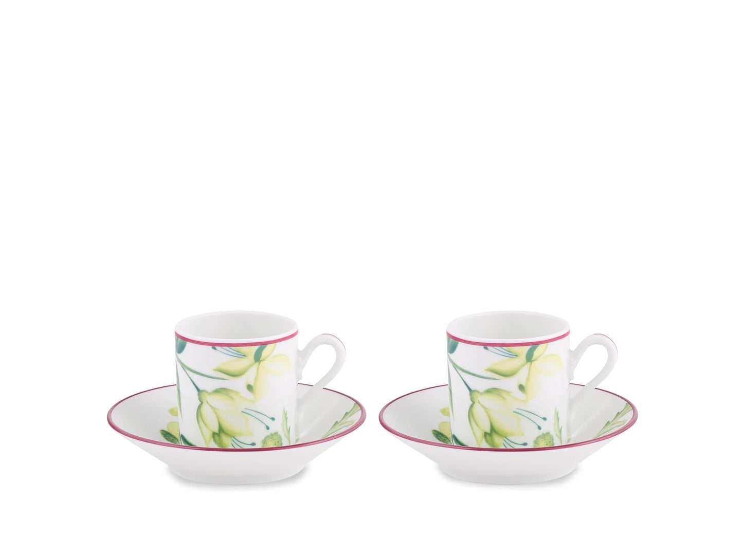 Florenza Set of 2 Coffee Cups and Saucers