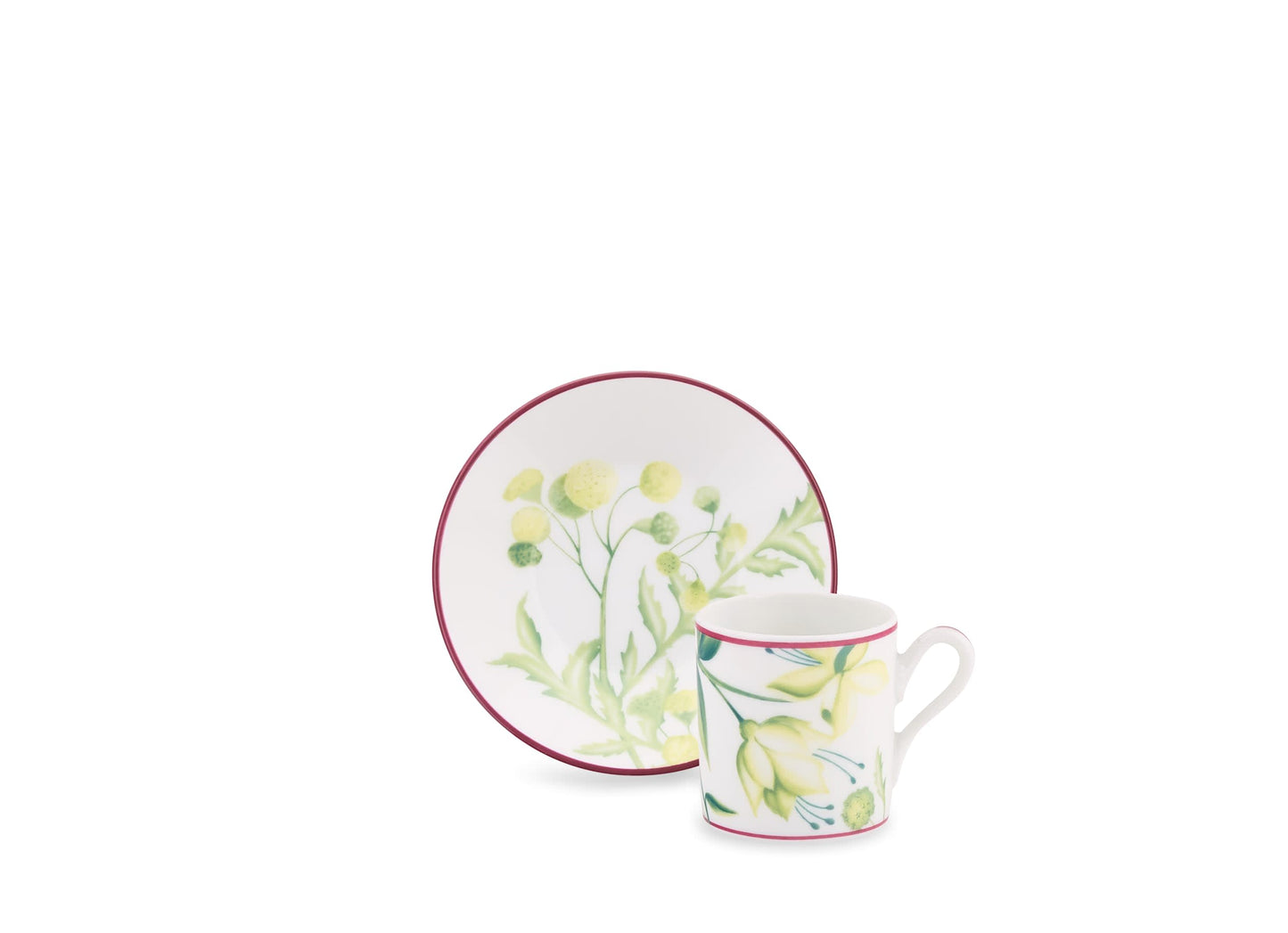 Florenza Set of 2 Coffee Cups and Saucers