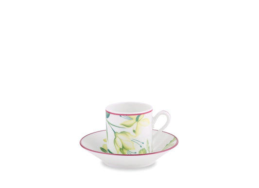 Florenza Set of 2 Coffee Cups and Saucers