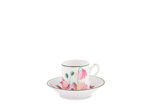 Florenza Set of 2 Coffee Cups and Saucers