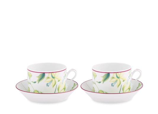 Floresza Set of 2 Tesa Cups and Saucers