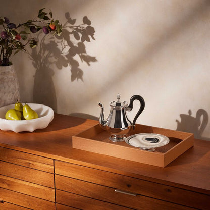 Malmaison silver-plated teapot