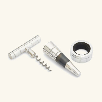 Գինու համտեսի նվերների հավաքածուներ Graphik արծաթապատ