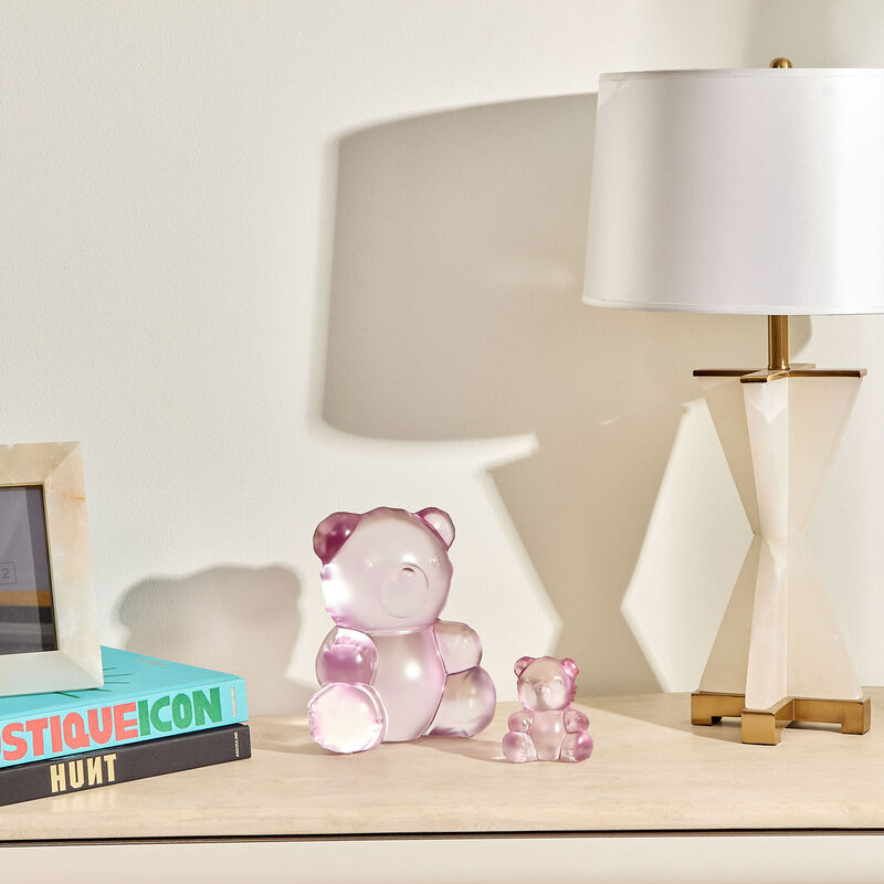 SCULPTURE TEDDY AIR PINK LUSTER SS