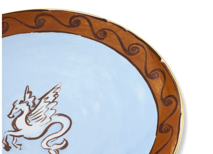 Il viaggio di Nettuno Terracotta Charger Plate