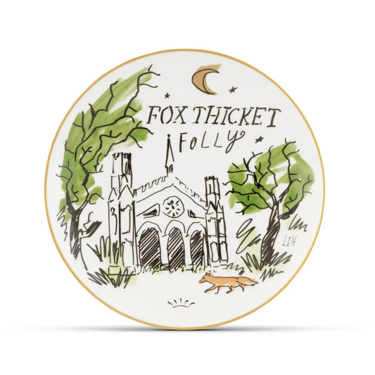 Decorative Plate Fox Thicket Folly
