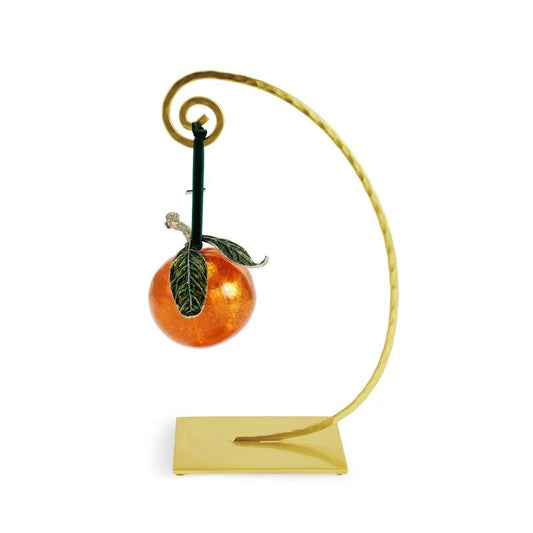 Orange Glass Ornament