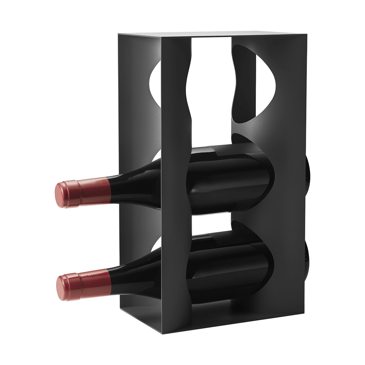 Alfredo Wine Rack, Black