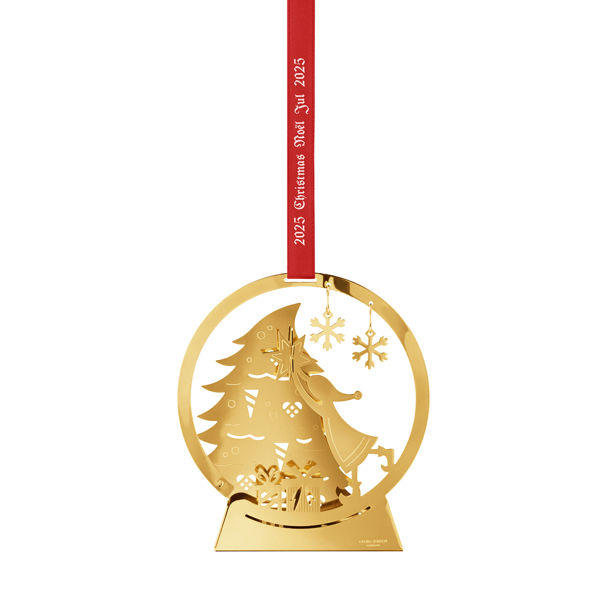 Snowglobe Gold Plated