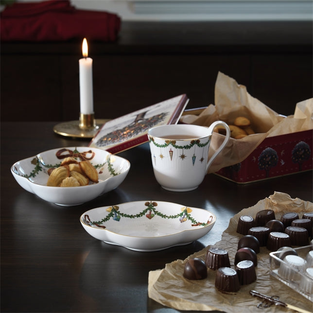 Star Fluted Christmas Dish