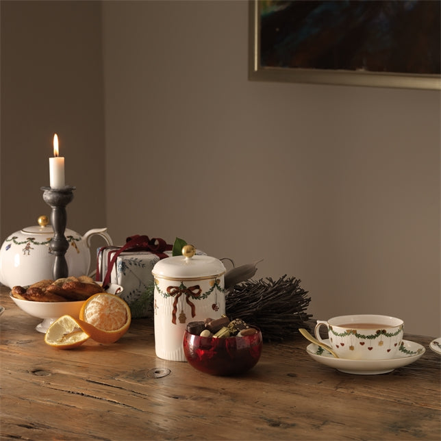 Star Fluted Christmas Plate