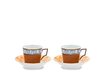 Il viaggio di Nettuno Terracotta Coffee Set For Two
