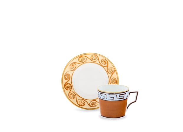 Il viaggio di Nettuno Terracotta Coffee Set For Two
