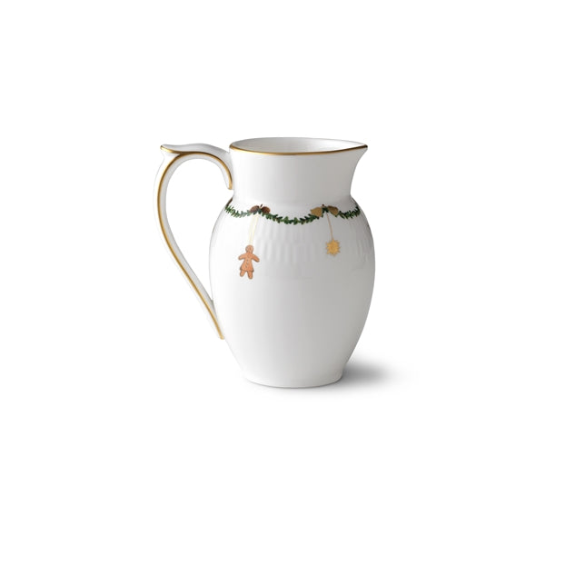 Star Fluted Christmas Jug