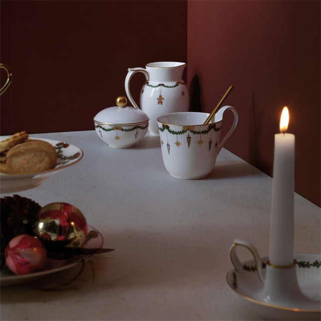 Star Fluted Christmas Jug