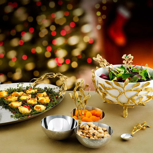 Mistletoe Triple Dish