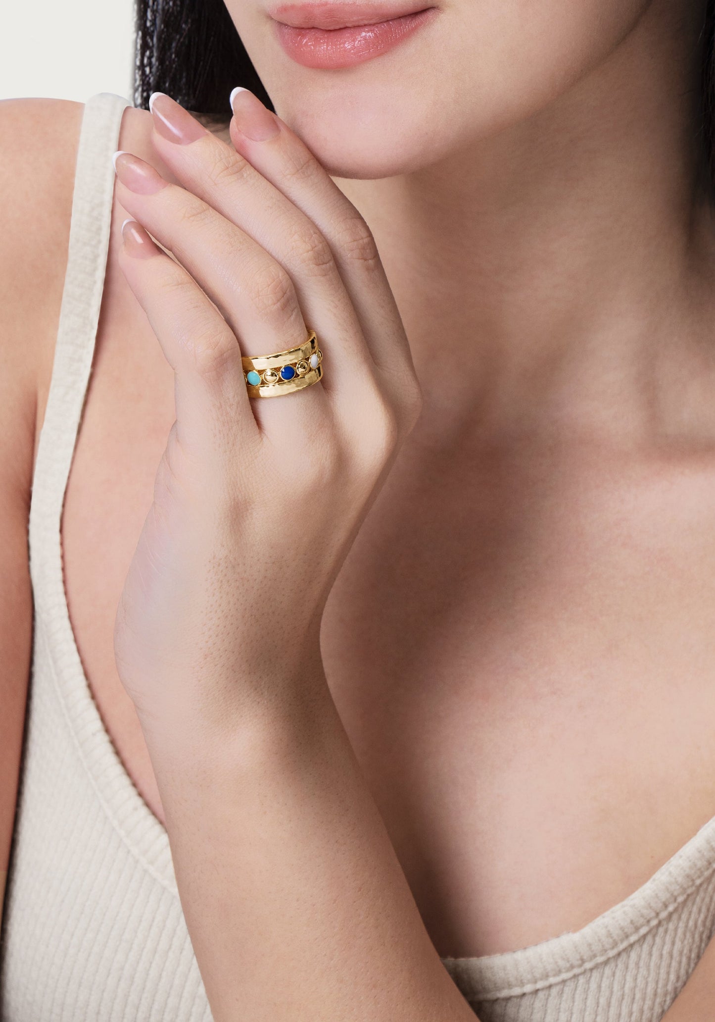 Milos Multicolor Ring