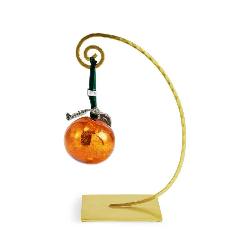 Orange Glass Ornament